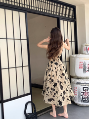 Florales Strapskleid