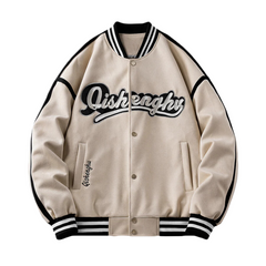 Chaqueta de ante con bordado de High Street