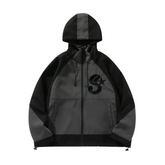 Chaqueta con bordado de concha