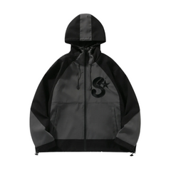 Chaqueta con bordado de concha