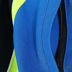 Blue Racing Lapel Jacket