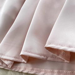 Damen Sommer Satinkleid