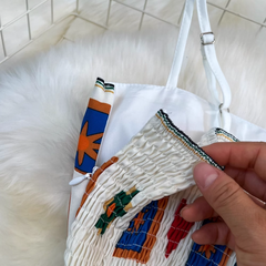 Ölgemälde Graffiti Druck Sommer hochwertige lose ärmellose A-Linie Kleid