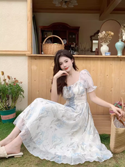 Bedrucktes Sommerkleid für Damen