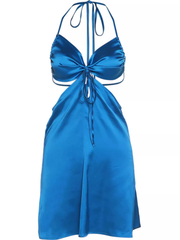 Blaues Homecoming-Kleid