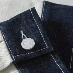 Jeansjacke mit Panel-Revers