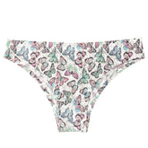 Braguita de nailon sin costuras y con cintura baja estampada