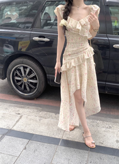 Blumenkleid, langes Feenkleid