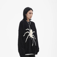 Lässiger, einfacher Spinnenpullover