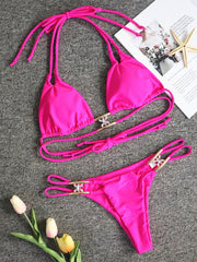 Bikini de dos piezas Bandage Bling