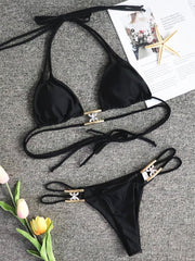 Bikini de dos piezas Bandage Bling