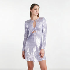 Sparkling temperament internet celebrity dress