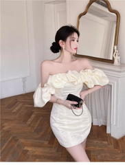 Schulterfreies Geburtstagskleid