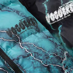 Abrigo con estampado de grafiti Dark Lightning