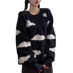 Loose Cloud Knit Sweater