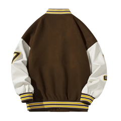 Chaqueta de béisbol bordada