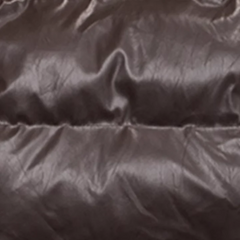 Letter M Solid Color Puffer Coat