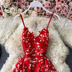 Women's hollow lace dress