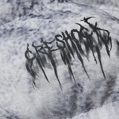 Abrigo con letras de graffiti de hip hop