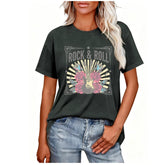 Rock & Roll World Tour Graphic Top