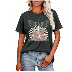 Rock & Roll World Tour Graphic Top