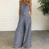Striped Strapless Jumpsuit