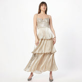 Festival Women Pleated Dress Models Jazz Costume Backless Y2k Clothes Latin Ruffle Urban Dance Kpop Stage Dress