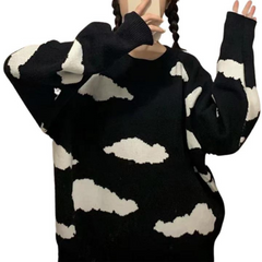 Loose Cloud Knit Sweater