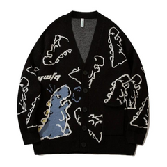 Cárdigan con estampado de dinosaurio