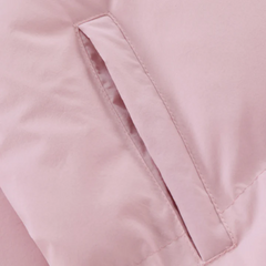 Puffermantel mit einfarbiger Teufelskapuze