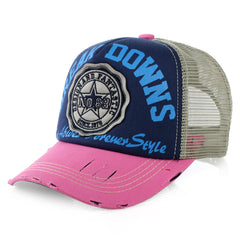 Baseballmütze im Farbblockdesign