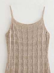 Slip Knitted Dresses Backless Long Dress Woman Tassel Bodycon Dress Women Sexy Midi Party Dresses