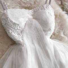 Strandkleid für den Urlaub am Meer, rückenfreies Strapskleid