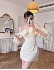 Schulterfreies Geburtstagskleid