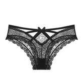 Transparenter Spitzen-Slip mit niedriger Taille für Damen