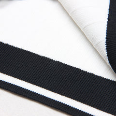 style round neck cinched waist slimming short sleeved hip hugging woolen knitted dress