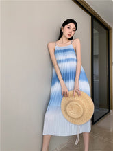 Sling Dress Gradient Straight Thin A-line Dresses Female Clothing Casual