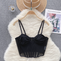 Summer herringbone design tube top