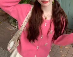 Chaqueta de punto tipo jersey para mujer