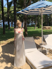 Strandkleid mit Spaghettiträgern