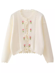 Chaqueta de punto tipo jersey para mujer