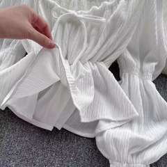 Women's puff sleeve blouses