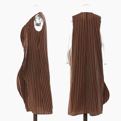 Three dimensional elegant and exaggerated sleeveless vest dress