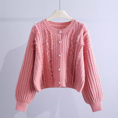 Women's twist sweater jacket