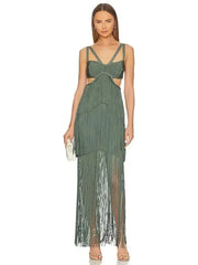 Fringe Party Street Women's Dress Banquet Bandage Dress