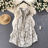 Bedrucktes Sommerkleid für Damen im Bohemian-Ethno-Stil