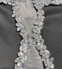 Strapless Luxury Diamond tight Long Bandage Dress