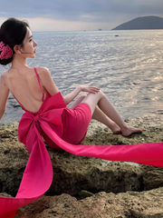 Rückenfreies Minikleid