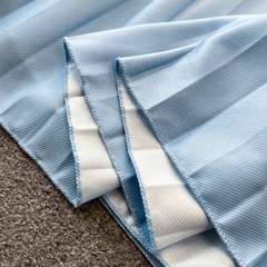 A-Linien-Kleid mit Farbverlauf und Fünfviertelärmeln