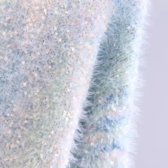 Lazy style loose furry knit